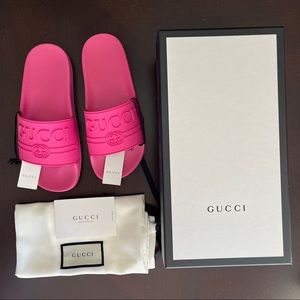Gucci Slides New in Box with Tags and Dust Bags